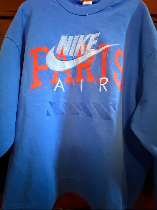 Nike Other - Nike Nike Paris Air Crewneck Sweatshirt Blue Men’s Large NEW WITH TAGS
